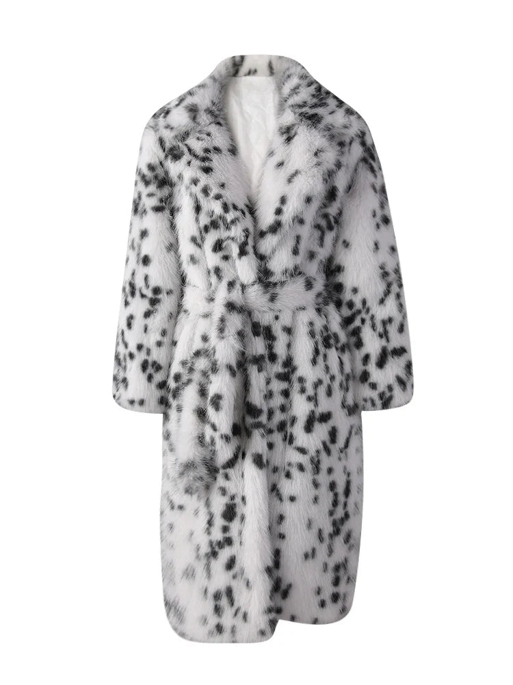 Opulent Fur Plush Coat