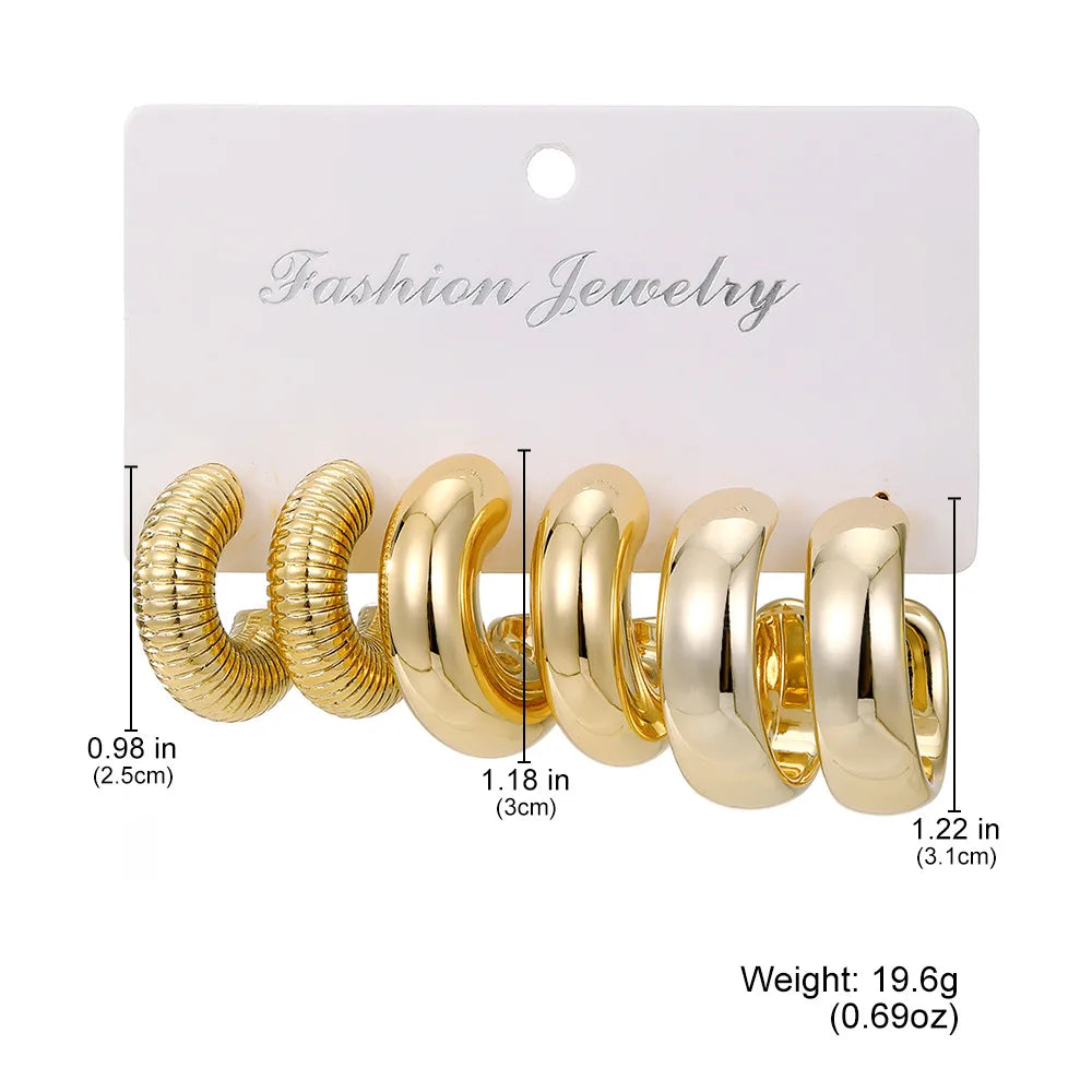 Chunky Vintage Drop Earring