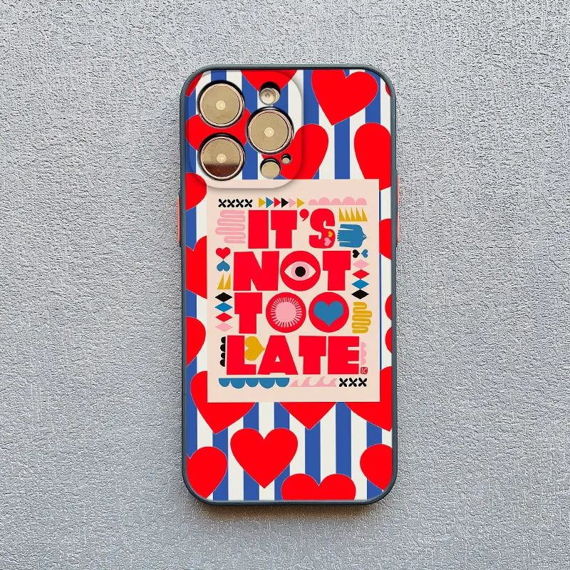 Creative Art Shockproof Matte iPhone Case
