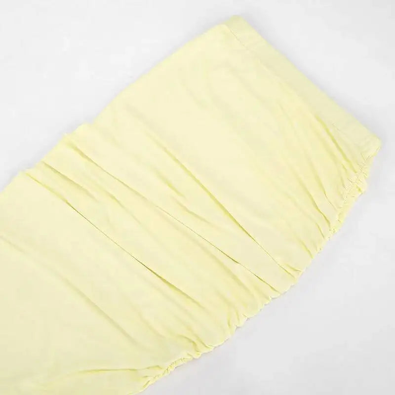 Alicia Ruched Skirt Set