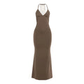 Butterfly Backless Maxi Dress