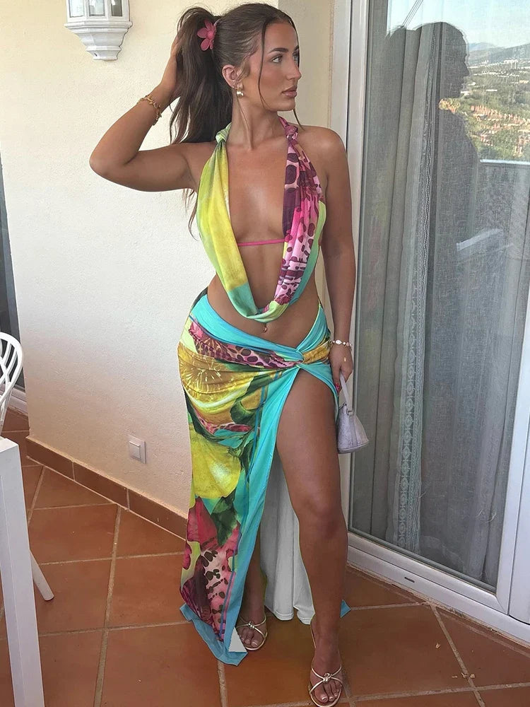 Amya Maxi Skirt Set