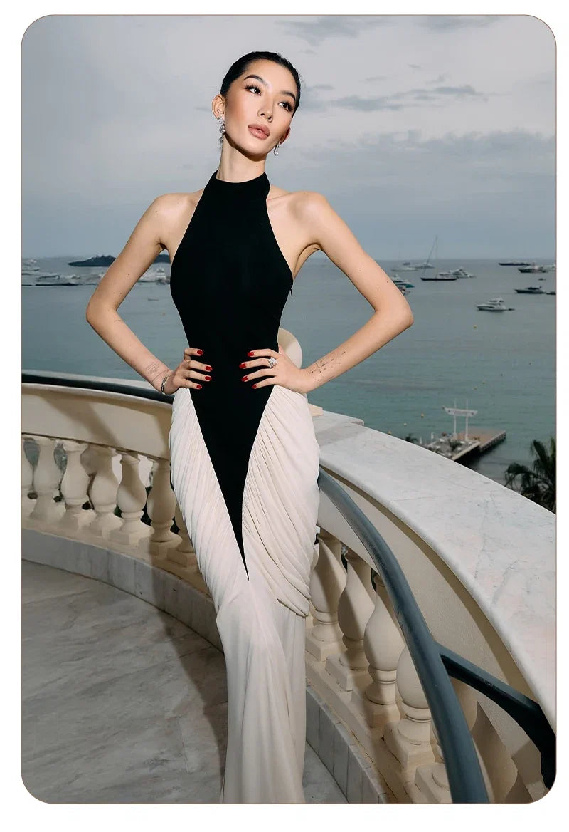 Lorie Ruched Bandage Maxi Dress