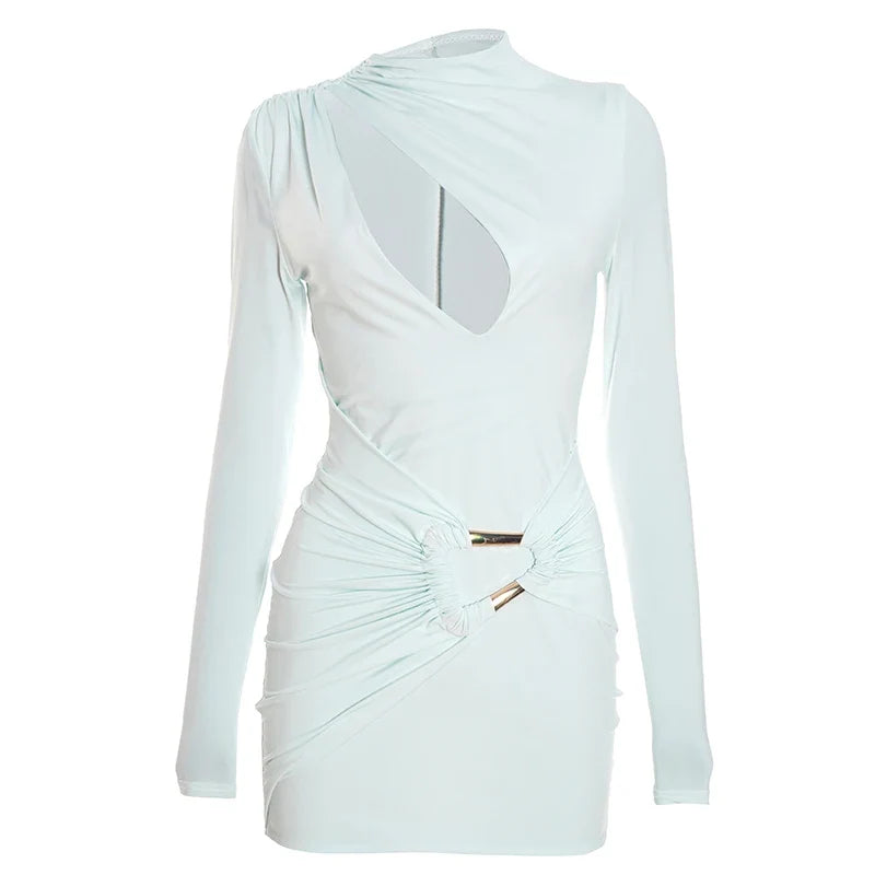 Anila Ruched Mini Dress