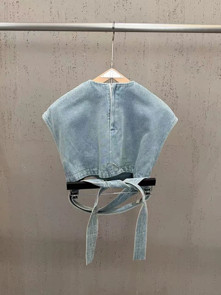 Ana Panelled Denim Set
