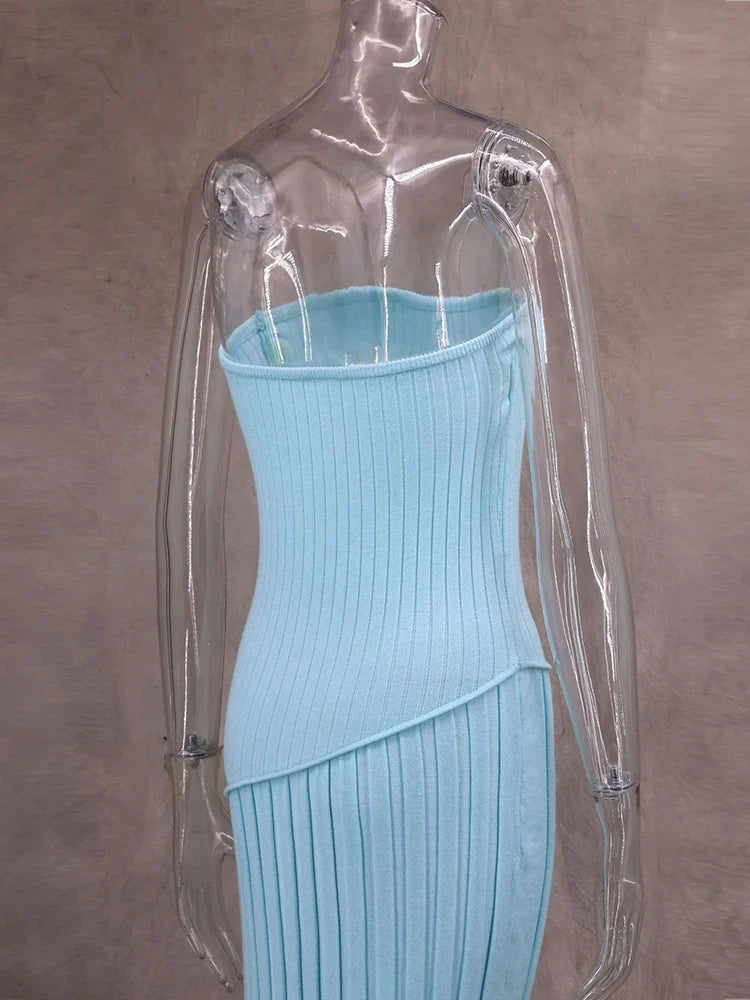 Ashlea Blue Maxi Dress