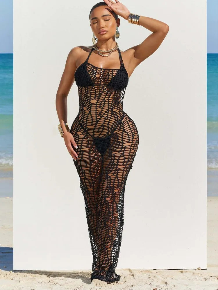 Bikini 3pcs Knitted Dress