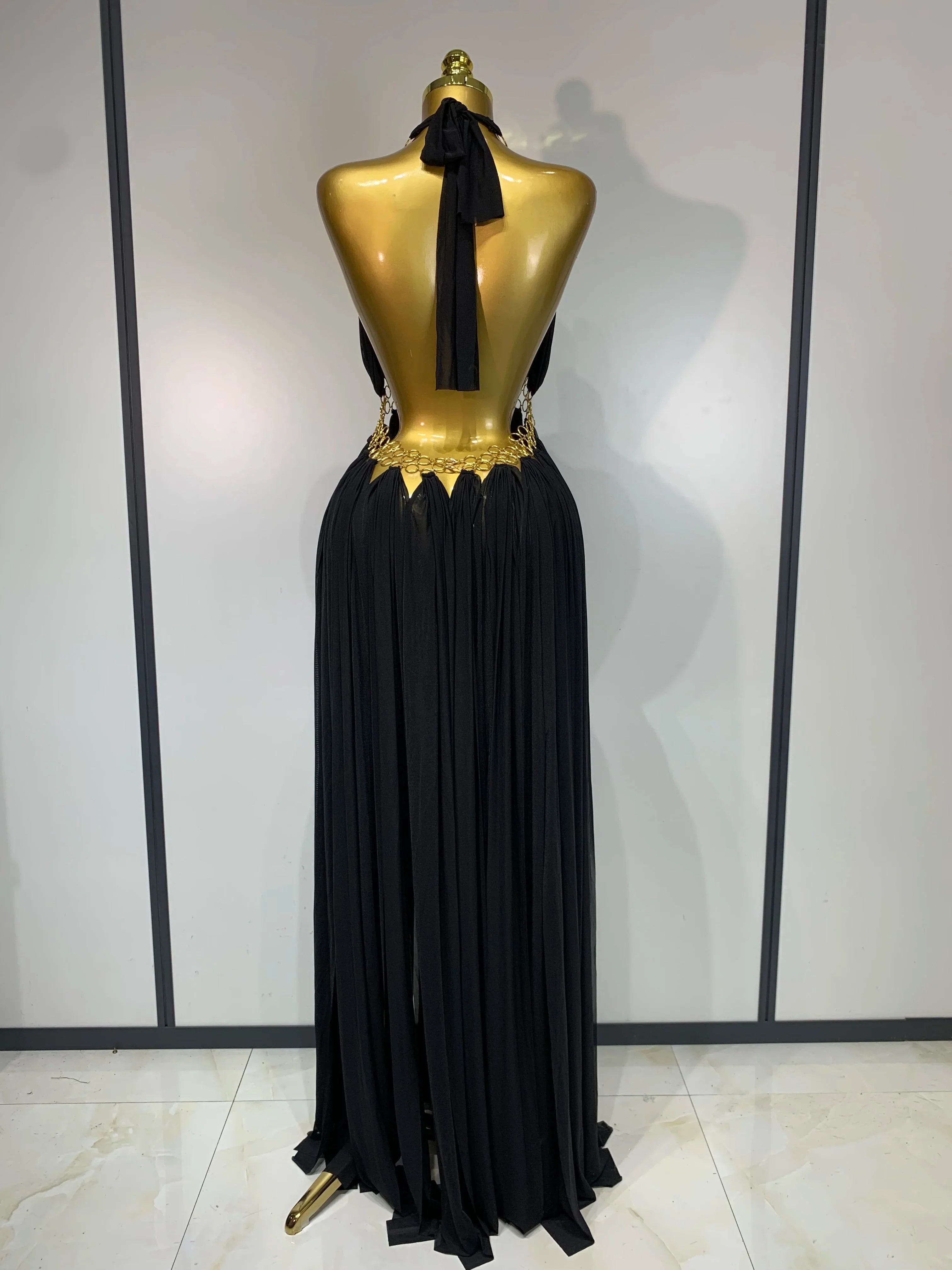 Celena Backless Maxi Dress