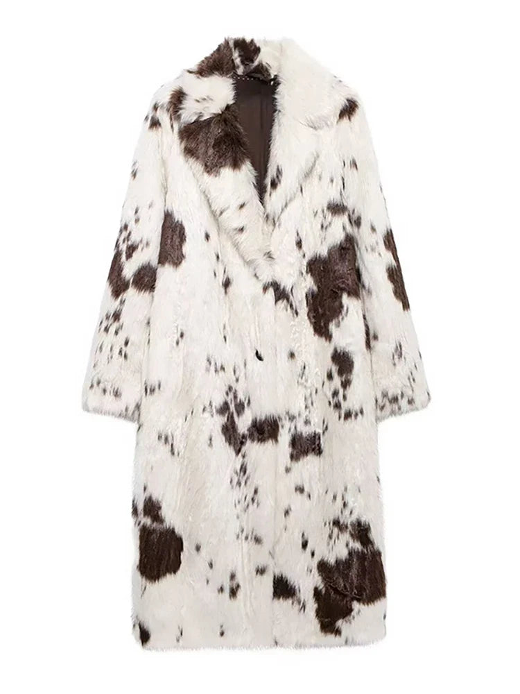 Luxe Tie Dye Fur Coat