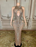 Maggie Mesh Maxi Dress