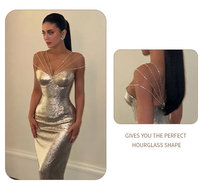 Luxe Sequin Maxi Dress