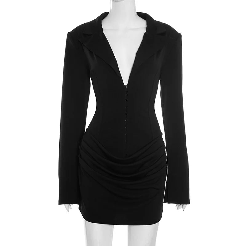 Mikayla Pleated Mini Dress