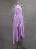 Kelsi Chiffon Ruffle Maxi Dress