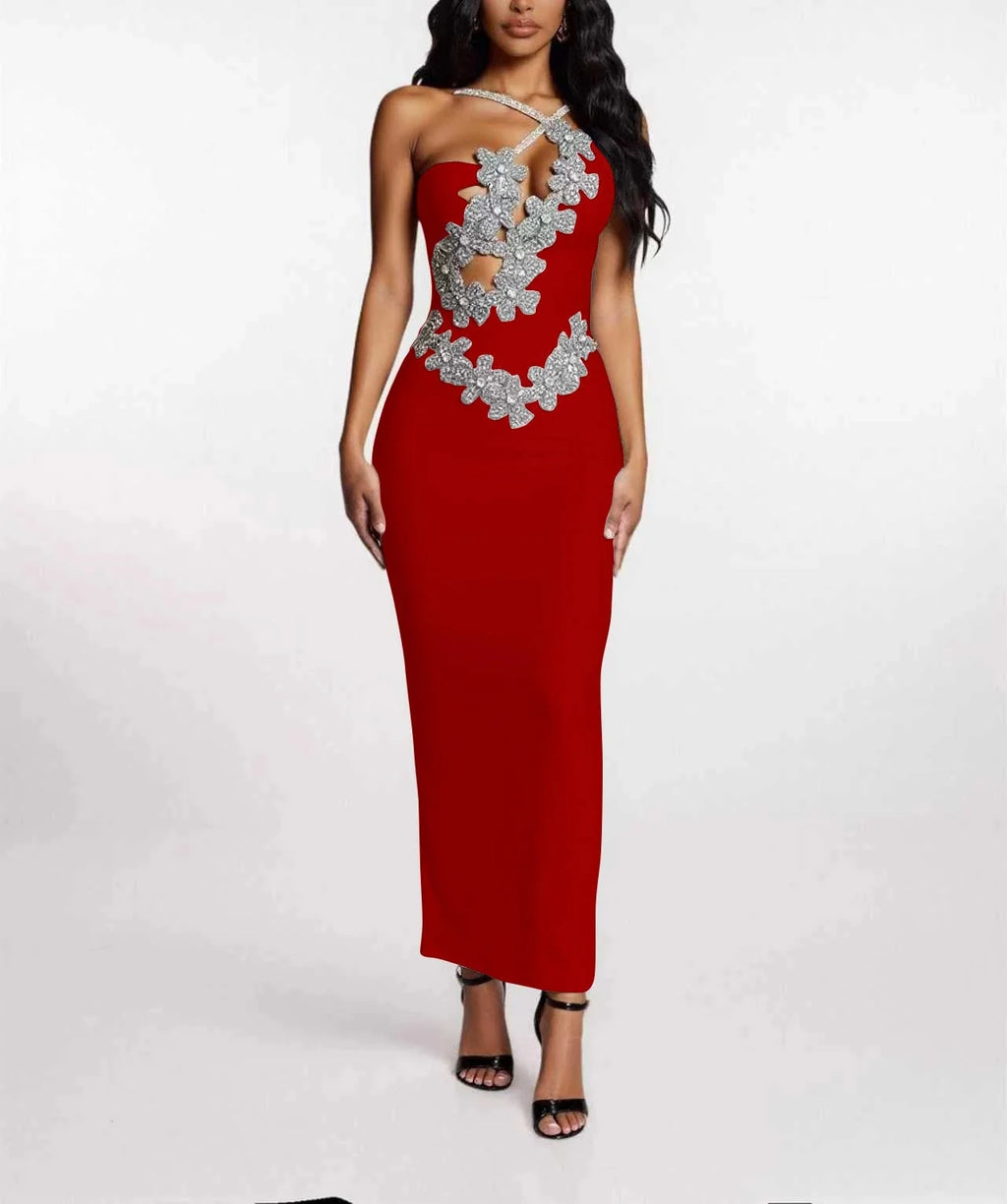 Anita Bodycon Bandage Maxi Dress