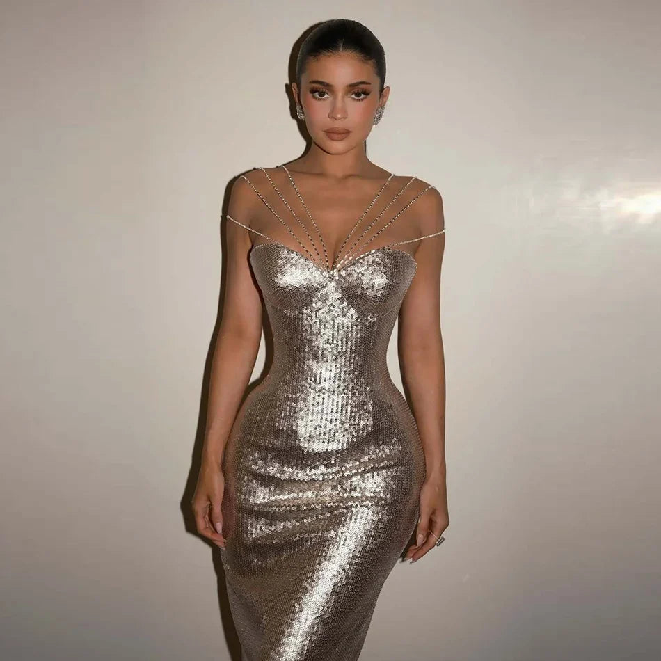 Angeli Sequined Dress