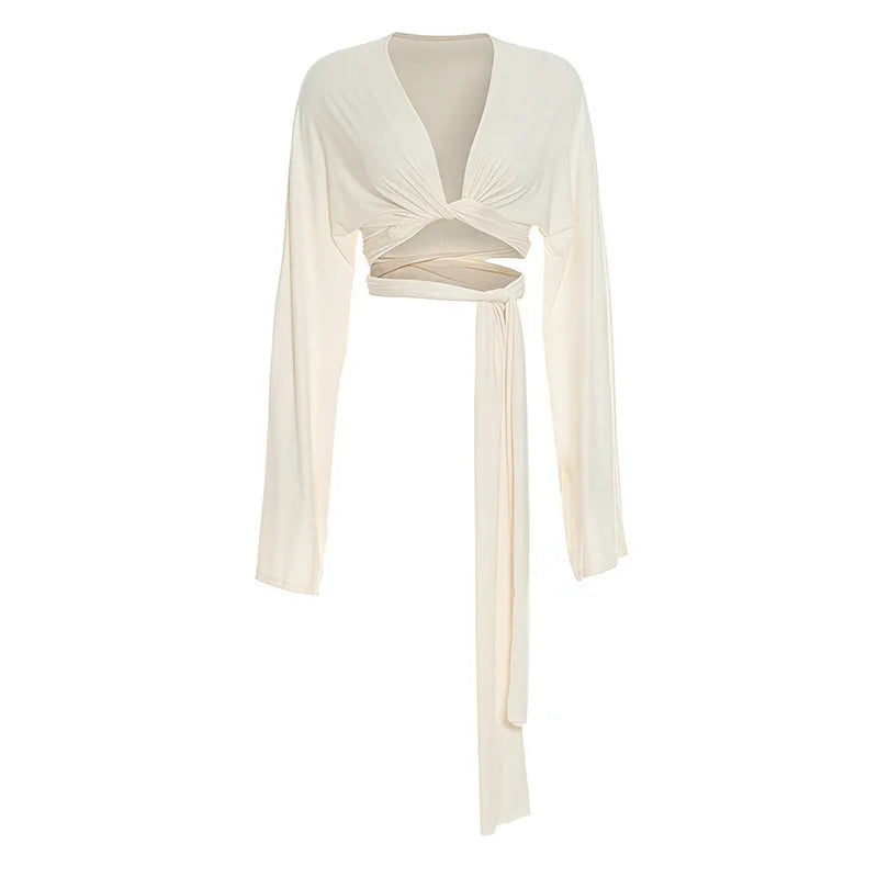 Alexis Ruched Flared Pants Set