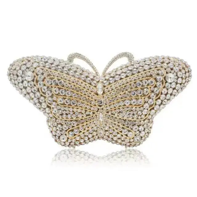 Luxury Butterfly Rhinestone Bag
