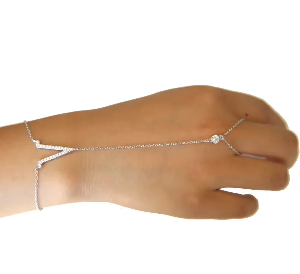 Charm Ring Wrist Bracelet