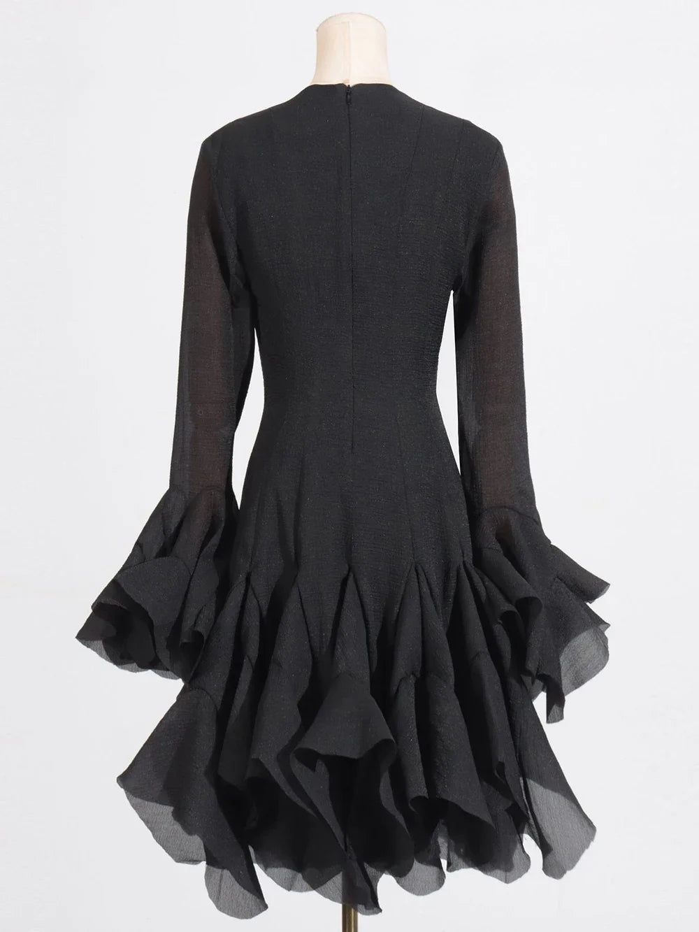 Lory Peated Flare Midi Dress