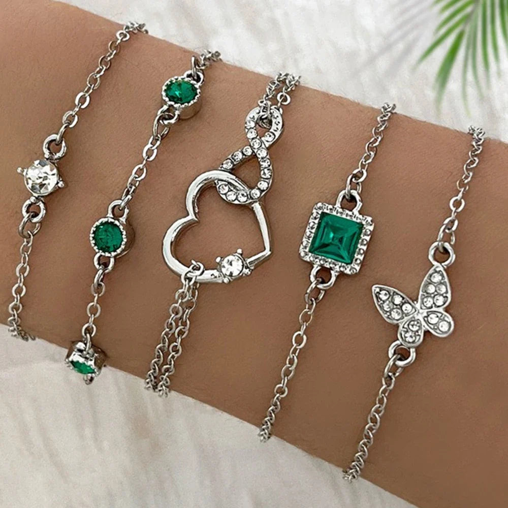 5pcs Vintage Bracelet Set