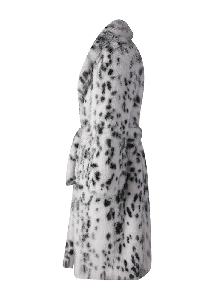 Opulent Fur Plush Coat