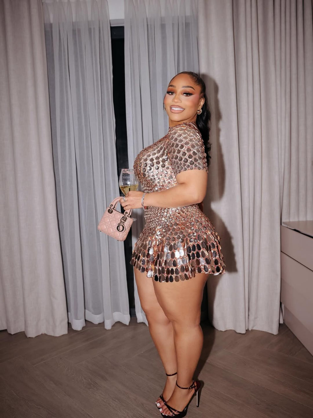 Life Of The Party Sequins Dress