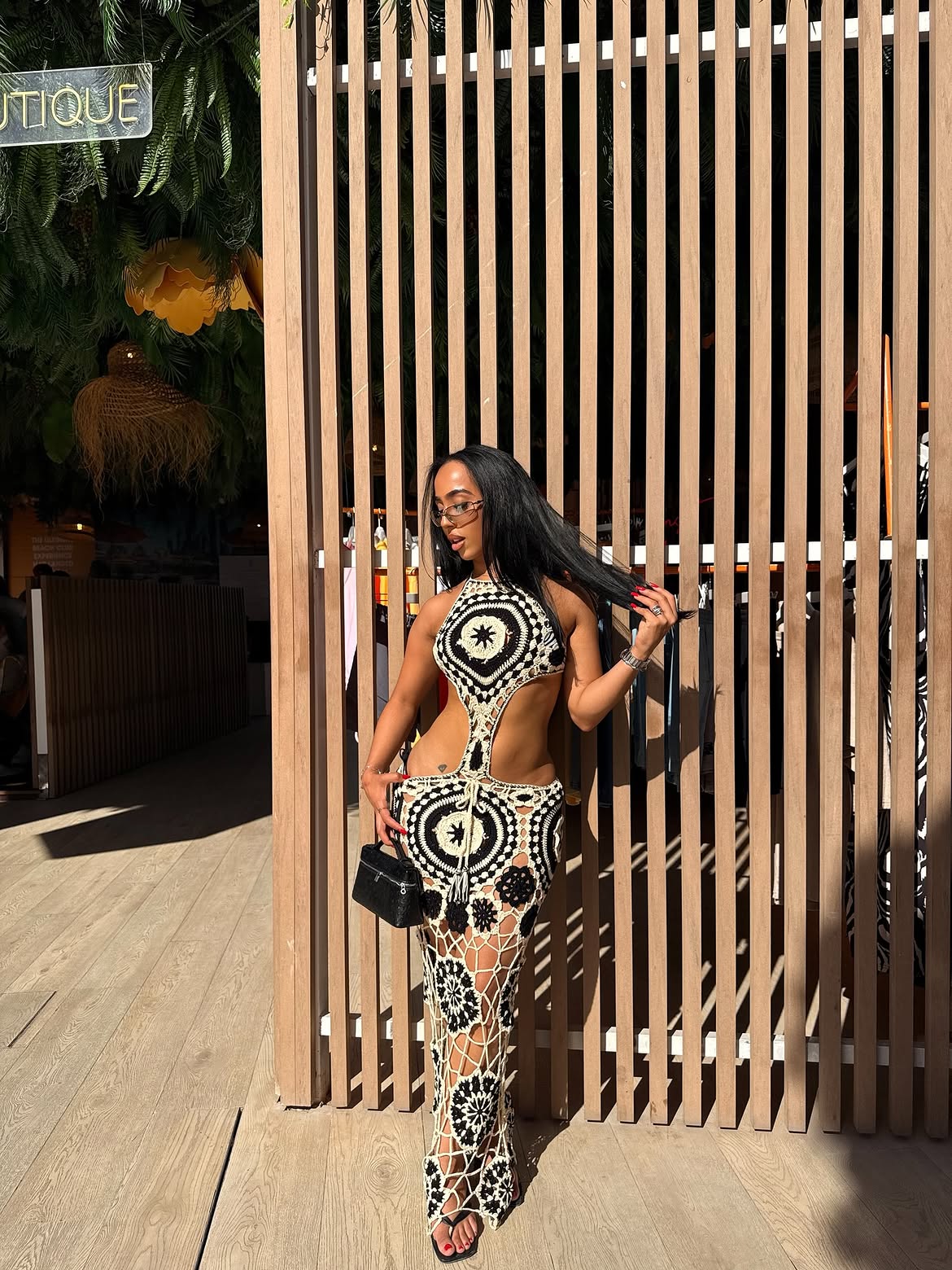 Florali Crochet Maxi Dress