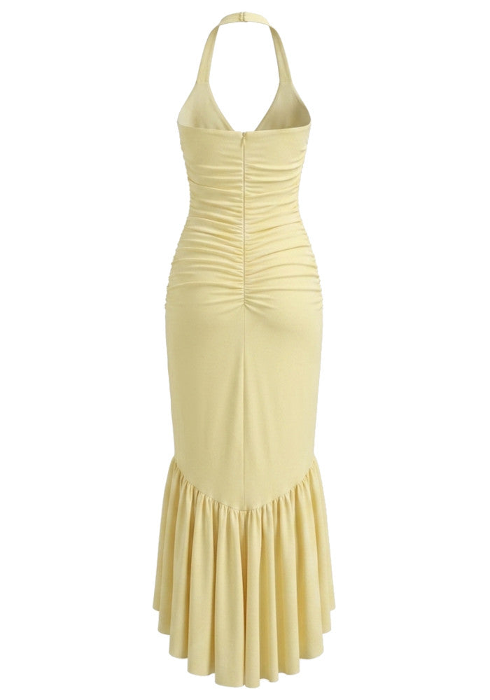 Lourna Ruched Maxi Dress