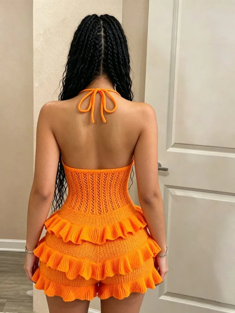 Coquette Crochet Romper