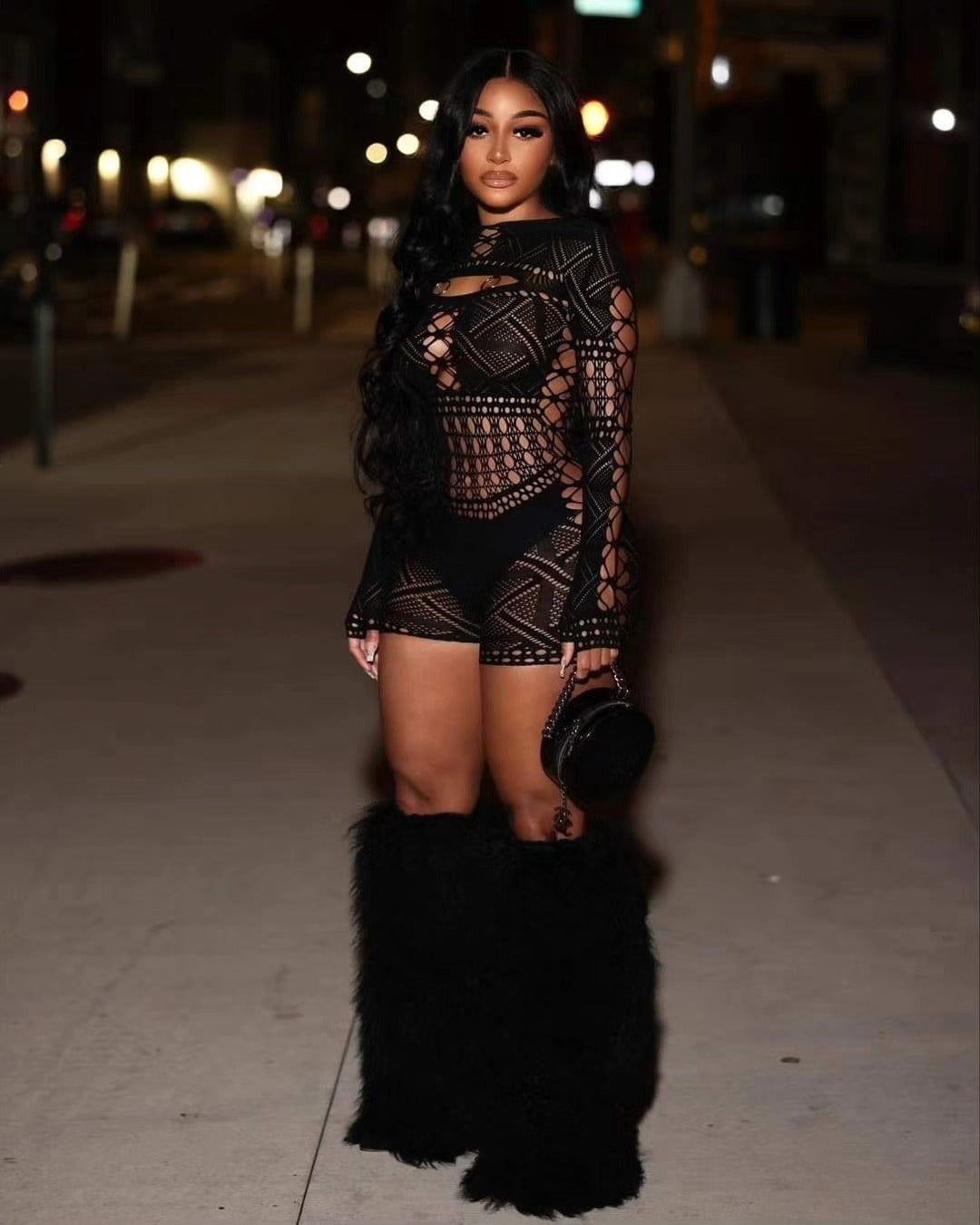 Manda Mesh Romper