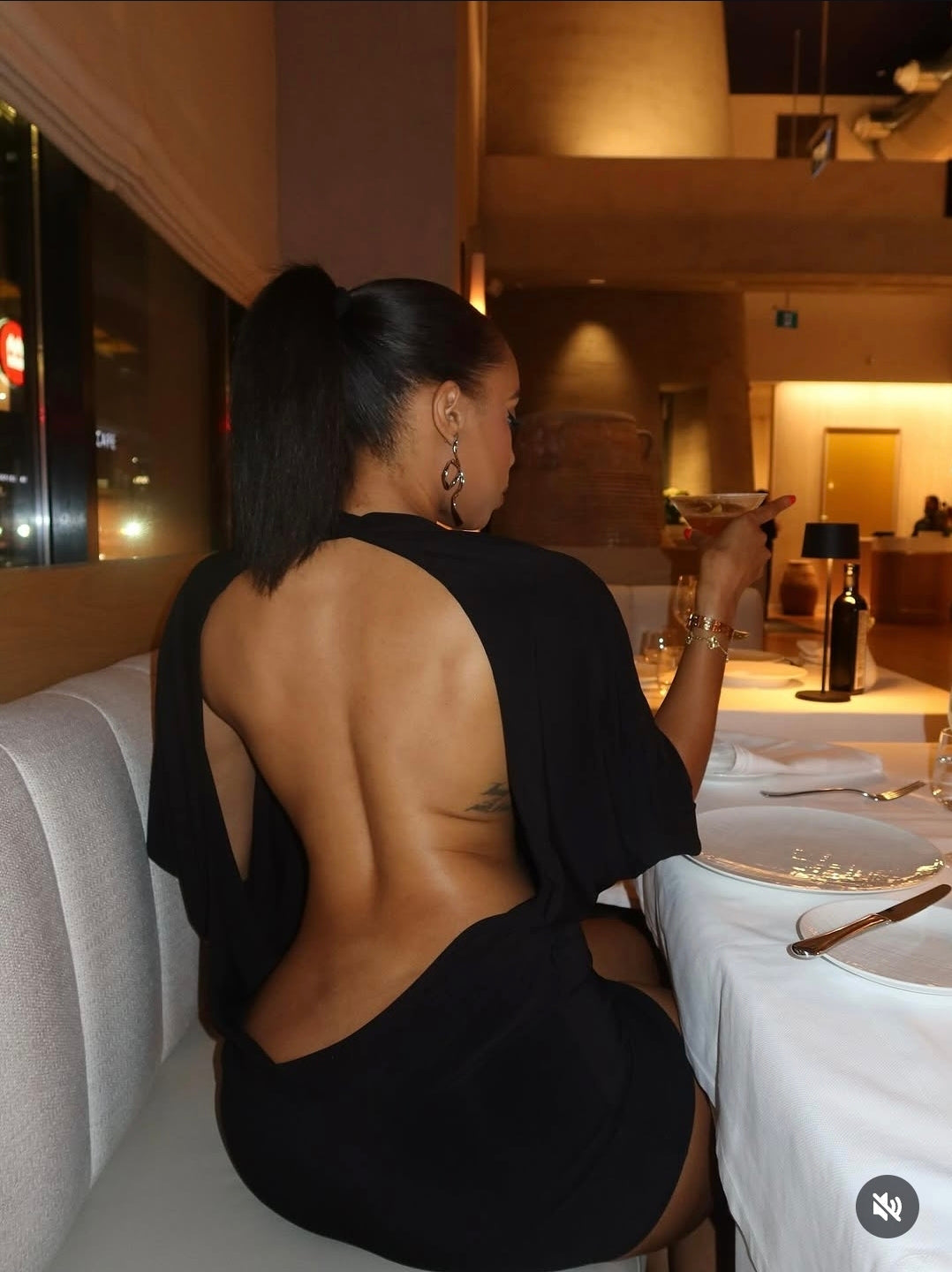 Esther Backless Mini Dress