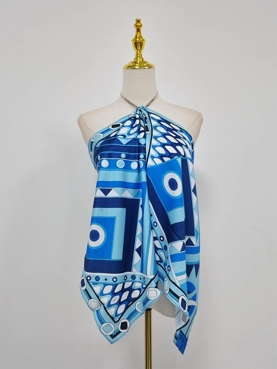 Asymmetrical Satin Tank Top