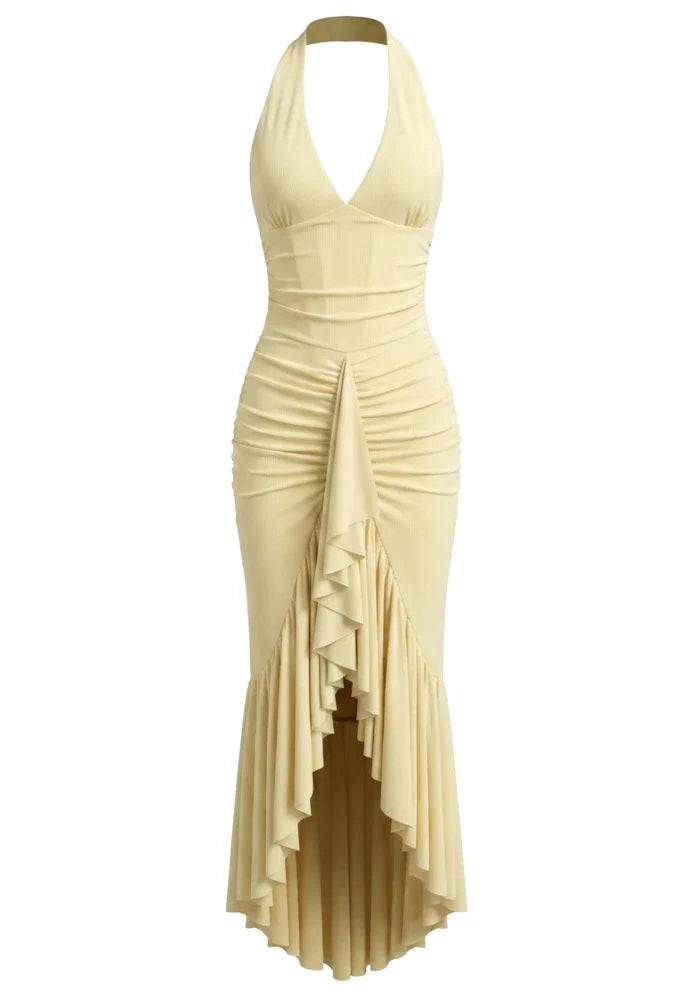 Lourna Ruched Maxi Dress