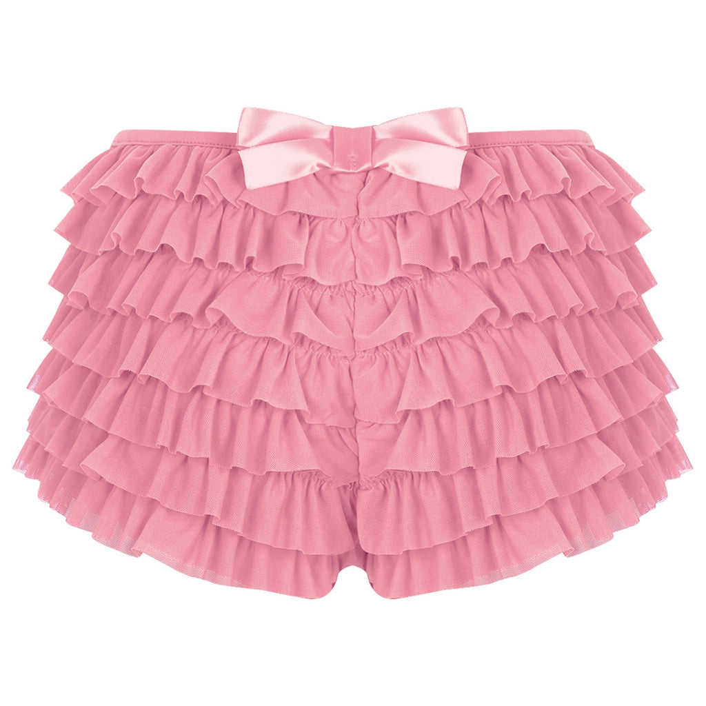 Low Rise Ruffles Tiered Short