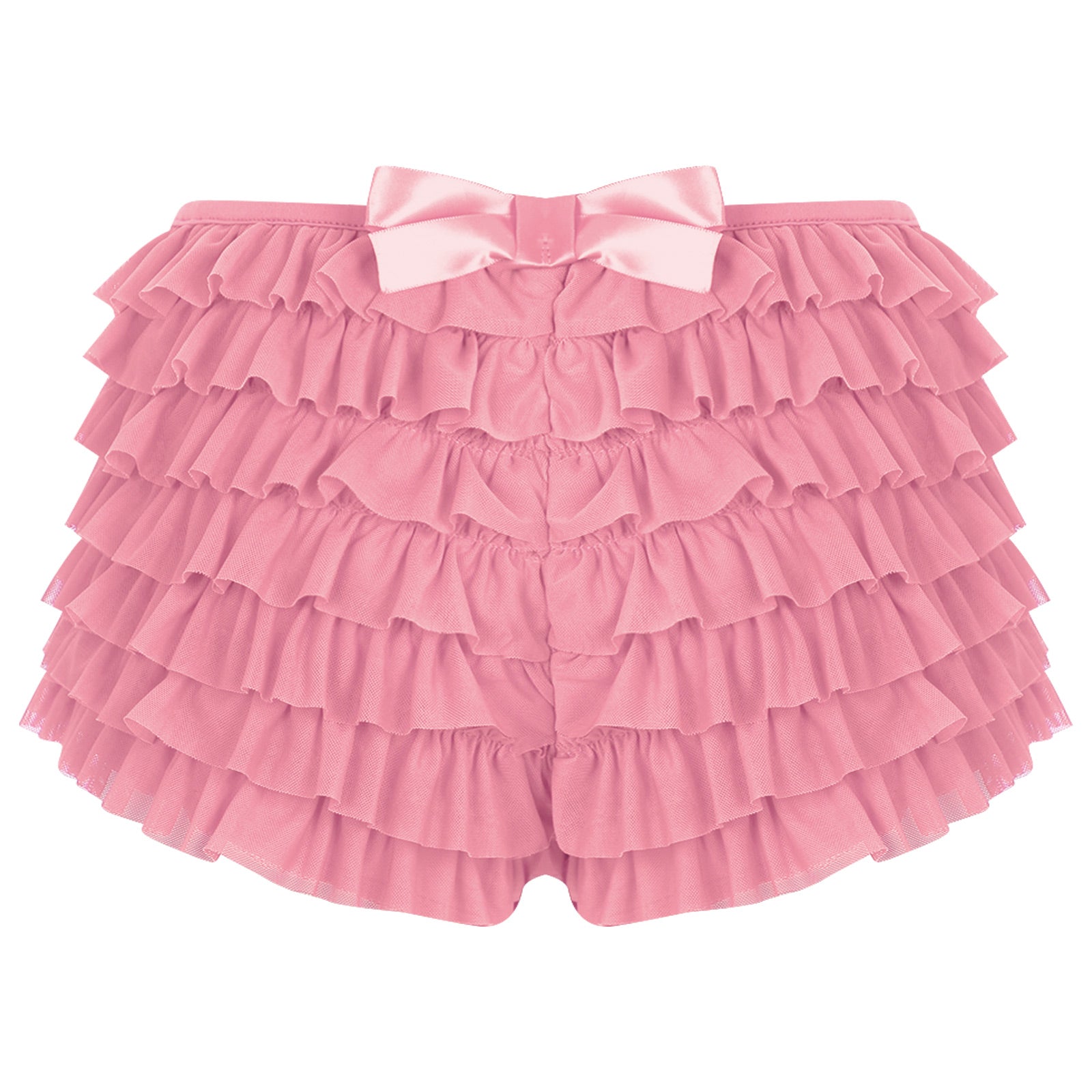 Low Rise Ruffles Tiered Short