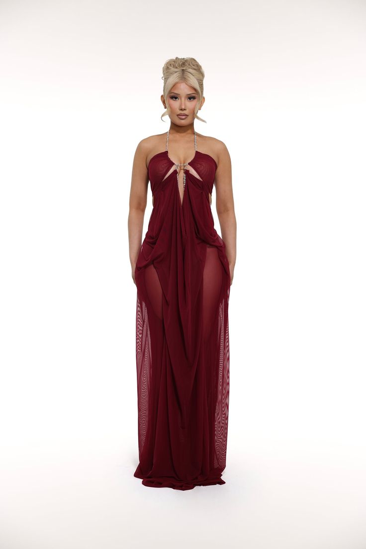 Jasmine Chiffon Maxi Dress