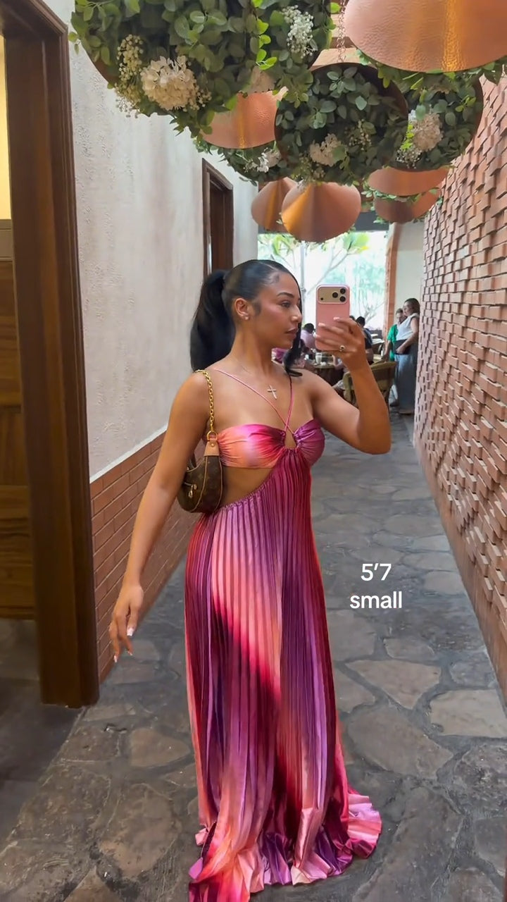 Estherly Gradient Maxi Dress