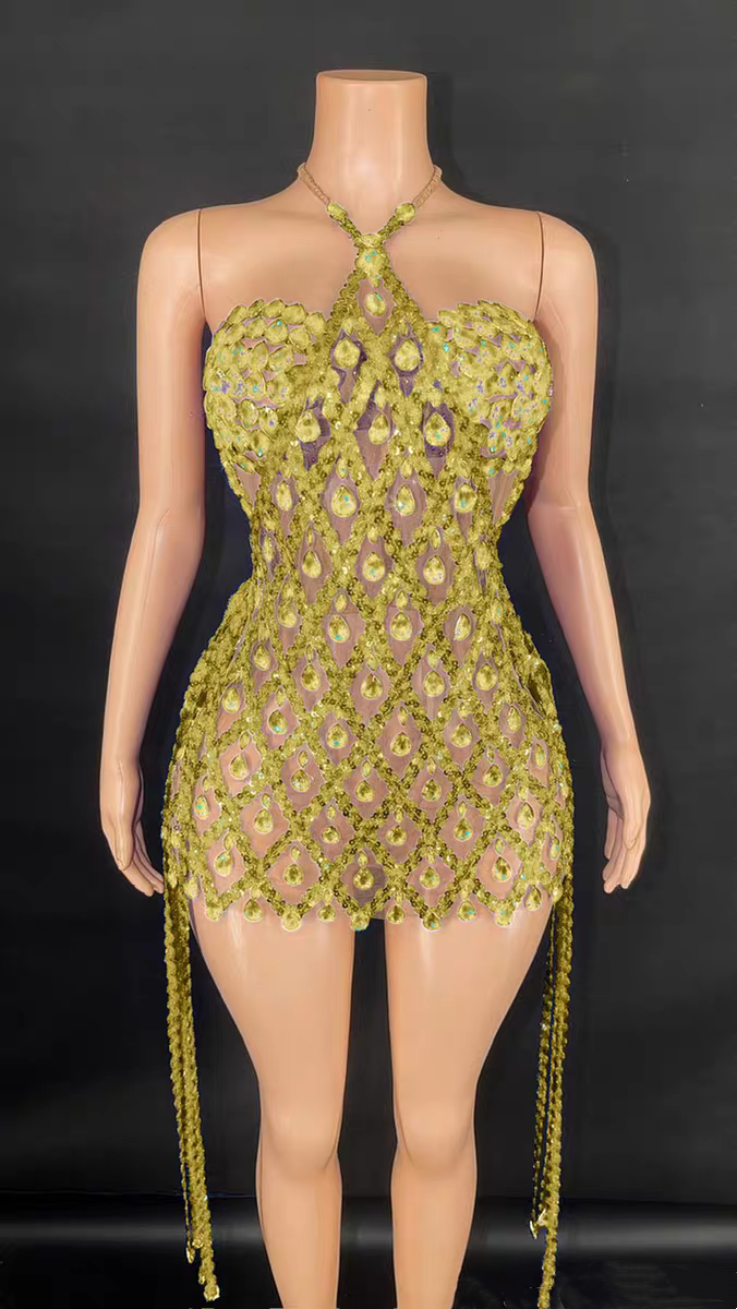 Diamonds In The Sky Mini Dress Set