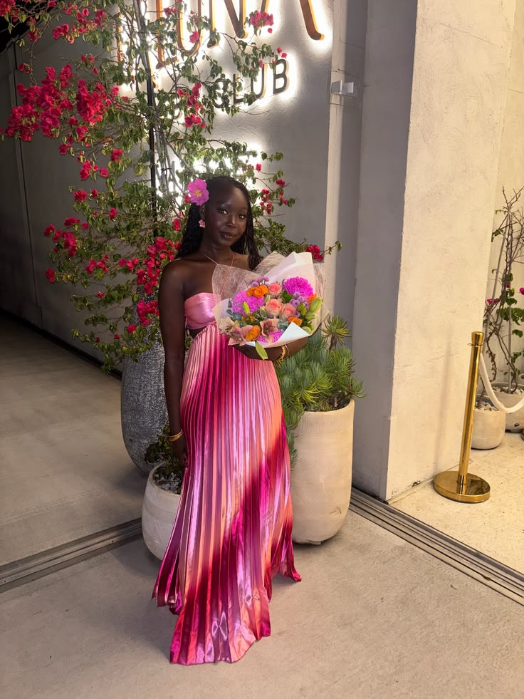 Estherly Gradient Maxi Dress