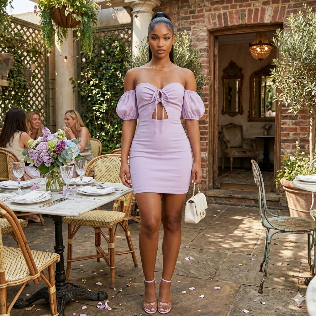 Not Your Average Mini Dress - Dusty Pink