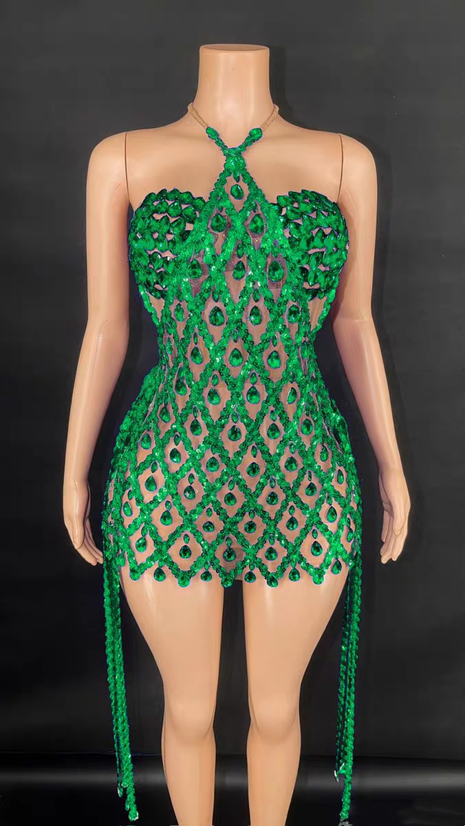 Diamonds In The Sky Mini Dress Set