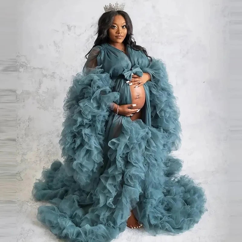 Lilly Fluffy Tulle Robe