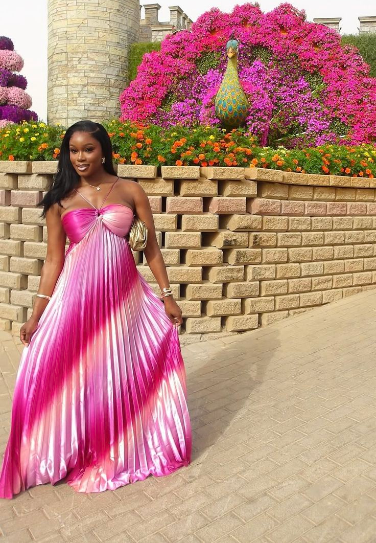 Estherly Gradient Maxi Dress