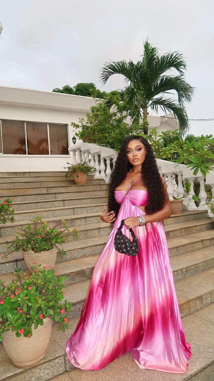 Estherly Gradient Maxi Dress