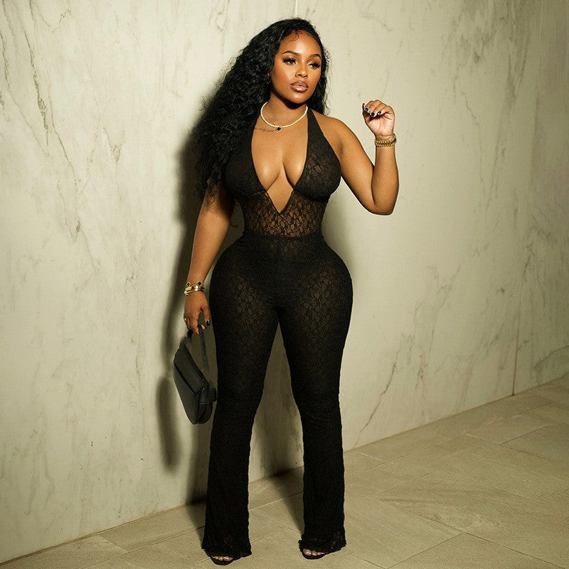 Ali Mesh Jumpsuit