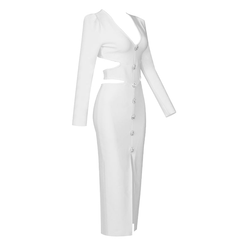 First Lady Bandage Midi Dress