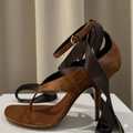 Ankle Cross Strap High Heels