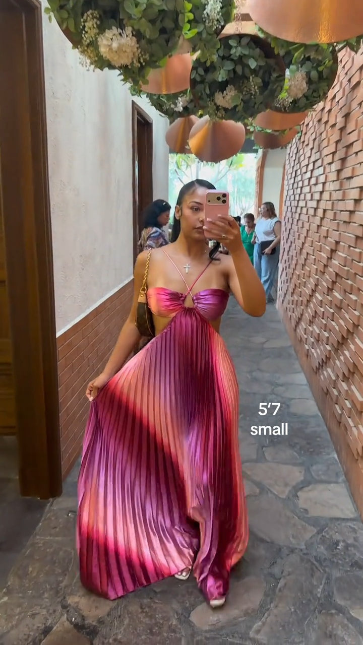 Estherly Gradient Maxi Dress