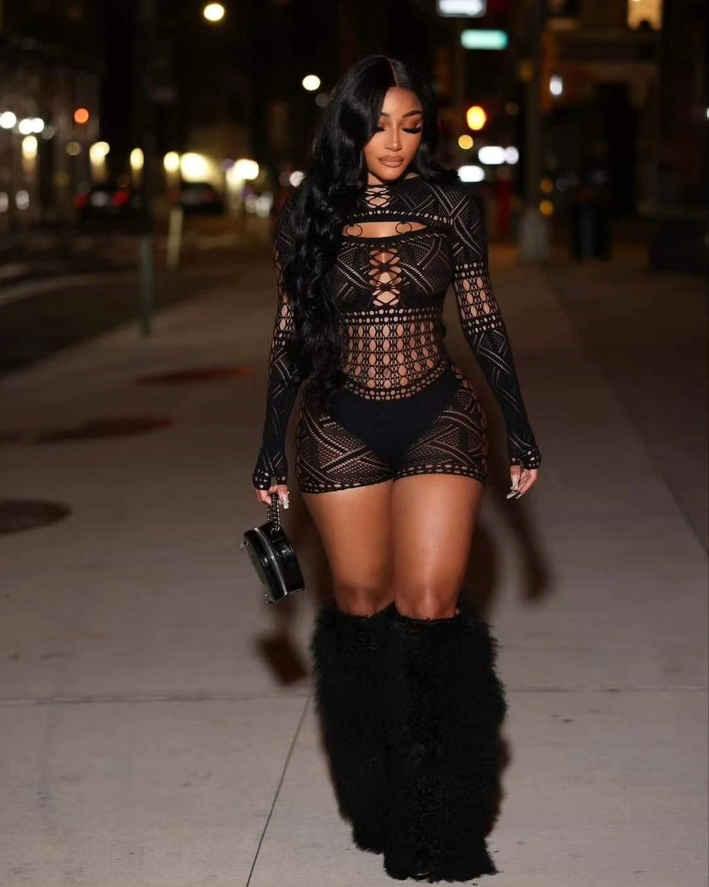 Manda Mesh Romper