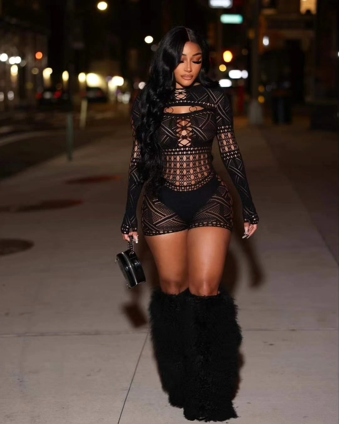 Manda Mesh Romper